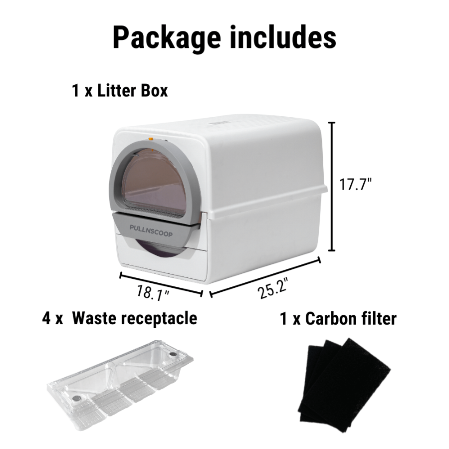 Pullnscoop Scoop-free Cat Litter Box